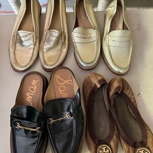 G.H. Bass & Co. Women's Loafers in Gold, Black, and Brown